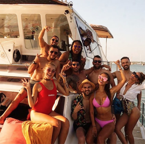 private boat party for bachelor party